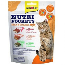 Gimborn GimCat Snack Nutripockets Maláta &amp; Vitamin Mix    150 g vitamin, táplálékkiegészítő macskáknak