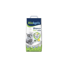 GimCat Gimpet Biokats Bianco Fresh Extra - csomósodó macskaalom (8kg) macskaalom