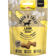GimDog Train & Treat bárányos és ananászos jutifalat tréninghez 125g jutalomfalat kutyáknak