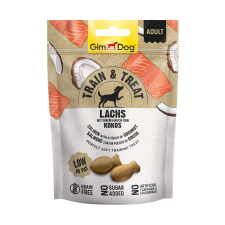  GimDog Train & Treat Lachs & Kokos snack 125 g jutalomfalat kutyáknak
