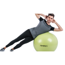 Gimnasztikai labda Bio anyagból lime szín 75cm fitness labda