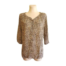  Gina Benotti barna leopárd mintás női blúz (méret: M) blúz