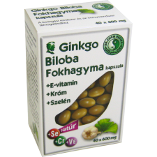 Ginkgo biloba és fokhagyma kapszula DR.CHEN 40x vitamin és táplálékkiegészítő