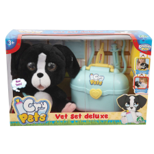 Giochi Preziosi Giochi Preziosi Cry Pets Pityergő kiskutya - Állatorvosi Delux szett bébiplüss