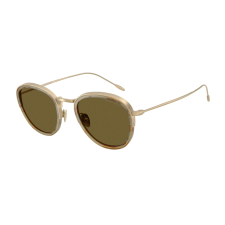 Giorgio Armani AR6068 630073 Matte Pale Gold Dark Brown napszemüveg napszemüveg