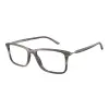 Giorgio Armani AR7261 6166 Matt Stripped Grey Demo Lens szemüveg
