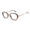 Giorgio Armani AR7282 6162 Striped Brown Demo Lens szemüveg