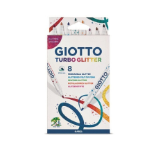 Giotto Filctoll GIOTTO Turbo Glitter csillámos 8db-os készlet filctoll, marker