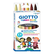 Giotto Filctoll giotto turbo maxi bőrtónus színek 6 darabos 527000 filctoll, marker