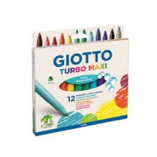 Giotto Filctoll GIOTTO Turbo Maxi vastag akasztható 12 db/készlet filctoll, marker
