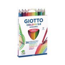 Giotto Színes ceruza GIOTTO Colors 3.0 aquarell  háromszögletű 36 db/készlet színes ceruza