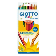 Giotto Színes ceruza GIOTTO Elios háromszögletű 24 db/készlet színes ceruza