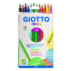 Giotto Színes ceruza GIOTTO mega jumbo 12 db/készlet