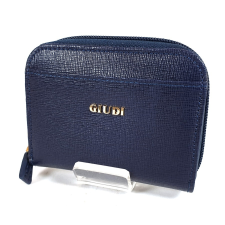 Giudi kék zippes kártyatartó 7052LGPCRF-07 tok és táska