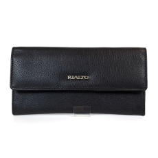 Giudi Rialto fekete, hosszú, lapos női pénztárca RP6870AE-03