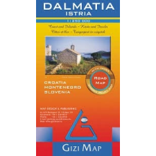 Gizi Map Dalmácia, Isztria térkép Gizi Map 1:250 000 térkép