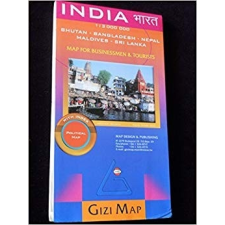 Gizi Map India térkép turistáknak, üzletembereknek Gizi Map 1:3 000 000 térkép