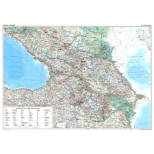 Gizi Map Kaukázus autós falitérkép Gizi Map 1:1 000 000 térkép