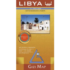 Gizi Map Líbia domborzati térkép - Gizimap térkép