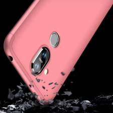 GKK 360 Protection telefontok hátlap tok Első és hátsó tok telefontok hátlap az egész testet fedő Nokia 8.1 / Nokia X7 rózsaszín tok és táska