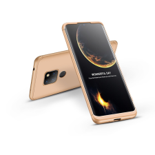 GKK Huawei Mate 20 hátlap - GKK 360 Full Protection 3in1 - arany tok és táska