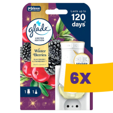 GLADE elektromos légfrissítő készülék Winter Berries 20ml utántöltővel (Karton - 6 csomag) tisztító- és takarítószer, higiénia