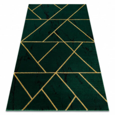 GLAMOUR Elegáns Geometriai Szőnyeg - Smaragdzöld-Arany - 200x290 cm lakástextília