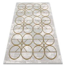 GLAMOUR EMERALD szőnyeg 1010 glamour, elegáns körökben krém / arany 180x270 cm lakástextília