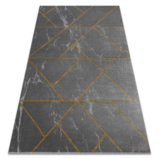 GLAMOUR EMERALD szőnyeg 1012 glamour, elegáns geometriai, márvány szürke / arany 140x190 cm lakástextília