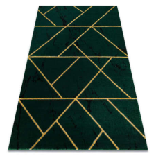 GLAMOUR EMERALD szőnyeg 1012 glamour, elegáns geometriai, márvány üveg zöld / arany 200x290 cm lakástextília
