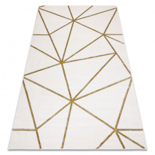 GLAMOUR Geometriai Szőnyeg - Krém/Arany - 120x170 cm lakástextília