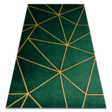 GLAMOUR Geometriai Szőnyeg - Smaragdzöld Arany - 200x290 cm lakástextília