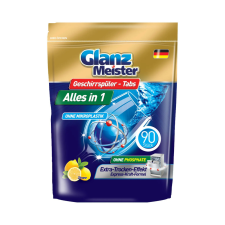  Glanz Meister Mosogatógép Tabletta Citromos All in One (90db) tisztító- és takarítószer, higiénia