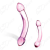 Glas - Double Trouble Purple Glass Dildo