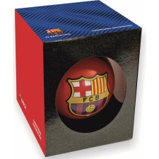 Glassis Pompázó gránátvörös Barçás üveggömb karácsonyfadísz