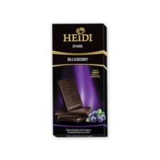 Glatz Kft. HEIDI 80g Étcsokoládé Blueberry csokoládé és édesség