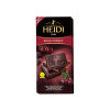 Glatz Kft. HEIDI 80g Étcsokoládé Meggydarabokkal
