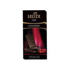 Glatz Kft. HEIDI 80g Étcsokoládé Vörösáfonya csokoládé és édesség