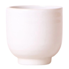  Glazed kerámiakaspó 6 cm x 5 cm Fehér kerti tárolás