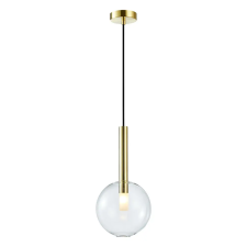 Glimex Arany üvegbúrás állítható függőlámpa átlátszó Milagro Niko Gold (ML0328) 1xG9 világítás