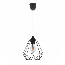 Glimex Diamond EKO drót búrás állítható függőlámpa fekete 1x E27 világítás