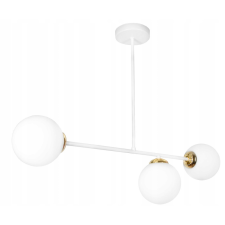 Glimex opál üveg gömb / golyó függőlámpa 3xE27 LISZ White (GLIS0110) világítás