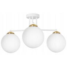 Glimex opál üveg gömb / golyó mennyezeti lámpa 3xE27 LISZ White GLIS0113 világítás