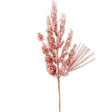  Glitteres ág rózsaszín 68cm dekorációs kellék