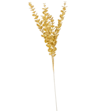  Glitteres eukaliptusz ág arany 83cm dekorációs kellék