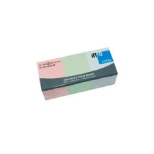 GLN Jegyzettömb GLN öntapadós, 12x40x50 mm,12x100 lap, pasztell mix jegyzettömb