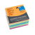 GLN Jegyzettömb GLN öntapadós, 75x75 mm, 450 lap, intenzív színek (narancs, sárga, kék, zöld, pink)
