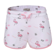 GLO STORY pamut nyári short Flamingó mintás 11 év (146 cm)