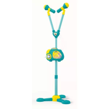 Global Express Far East Ltd. Dupla mikrofon álvánnyal - kék játékhangszer