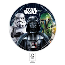 Global Licence Srl 8db 20 cm-es papírtányér STAR WARS GALAXY party kellék